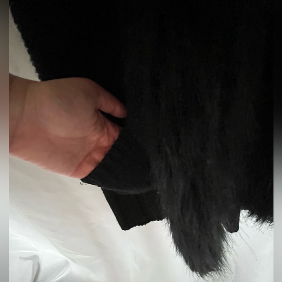 Style & Co Women's Black Wool Blend Cardigan, Petite Medium - Picture 5 of 6